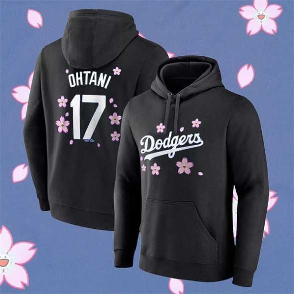 Men's Los Angeles Dodgers #17 Shohei Ohtani  Black 2025 Tokyo Series Pullover Hoodie,We sell and wholesale Men's Los Angeles Dodgers #17 Shohei Ohtani  Black 2025 Tokyo Series Pullover Hoodie on line form chian!